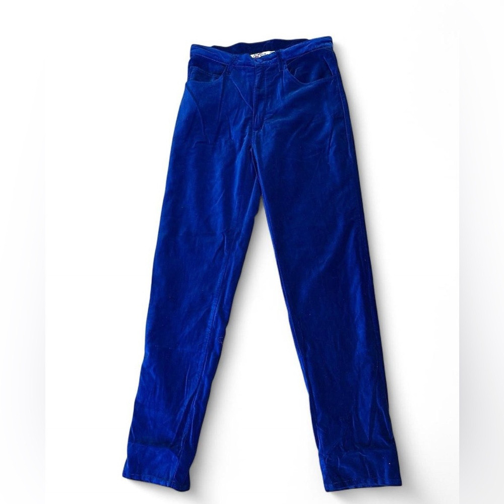 Women's Velvet Bright Blue skinny jeans pants Juniors 7/8 - Picture 2 of 4